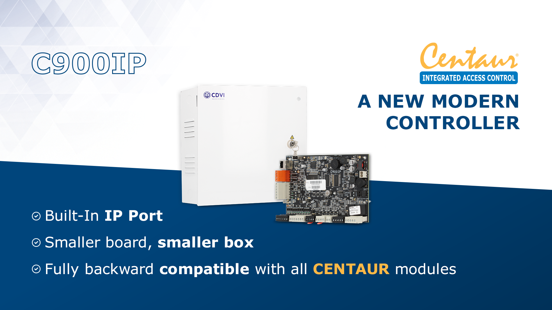 Centaur access control C900IP board by CDVI