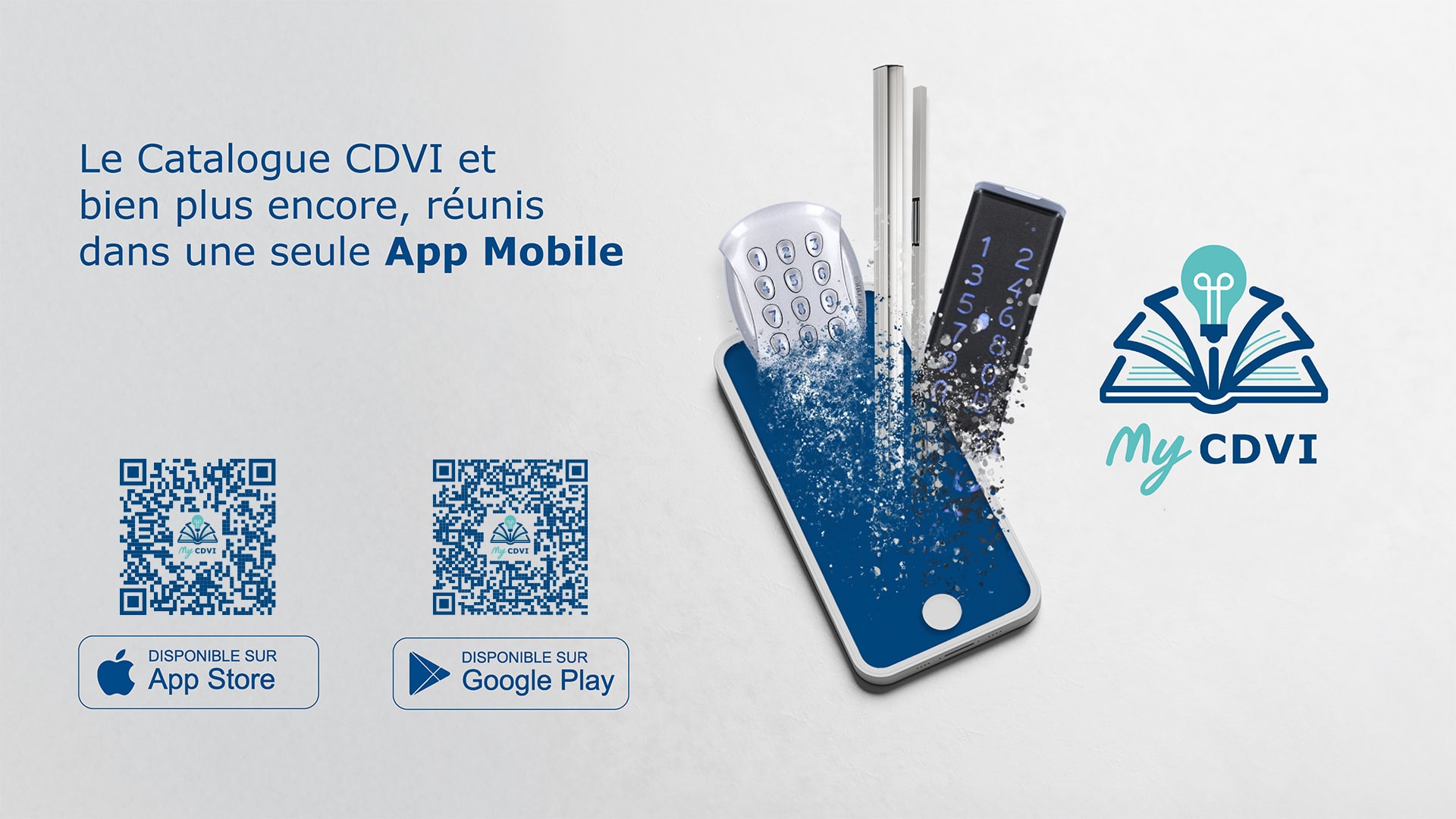 App MyCDVI catalogue produits